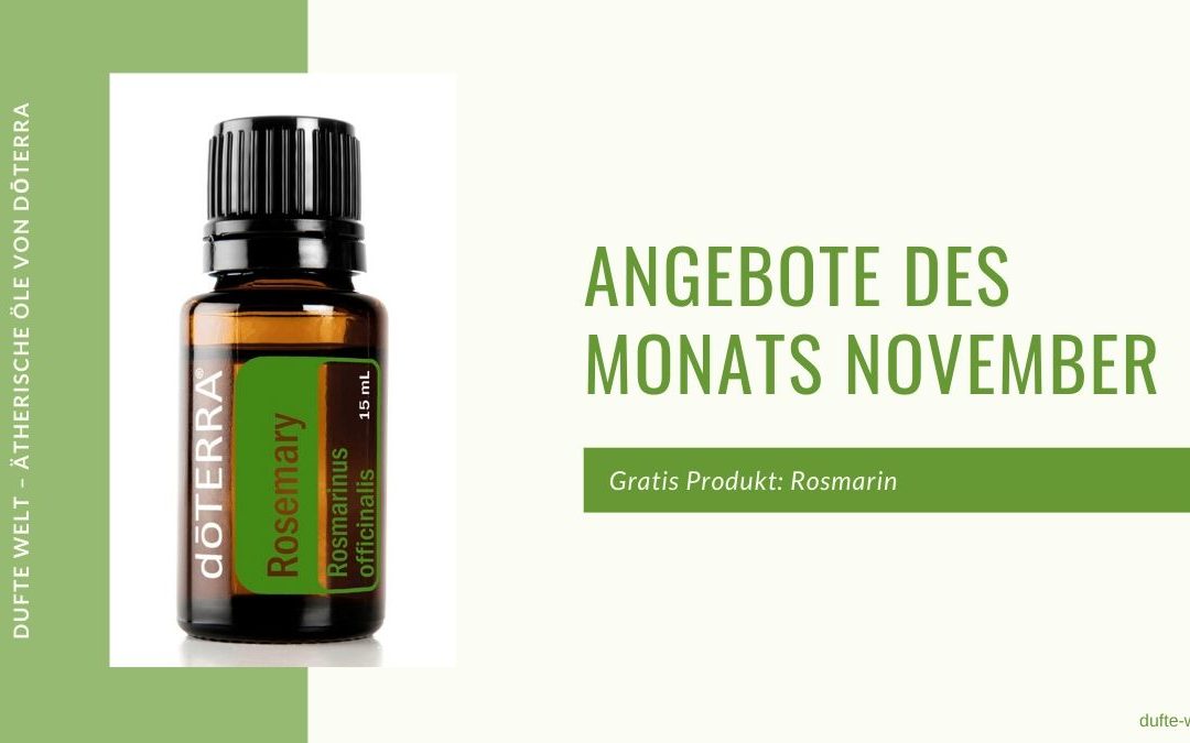 Angebote doTERRA & Dufte Welt, November 2019