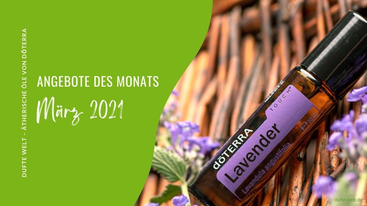 doterra Angbeot März 2021: gratis Öl Lavendel Touch