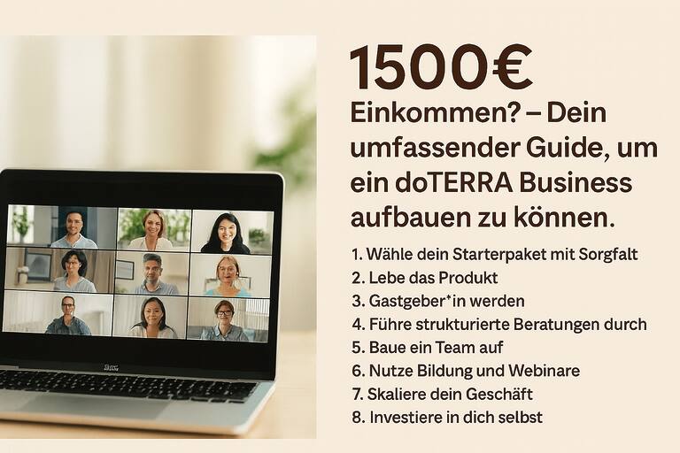 1500€ Nebeneinkommen aufbauen mit doTERRA Produkten?